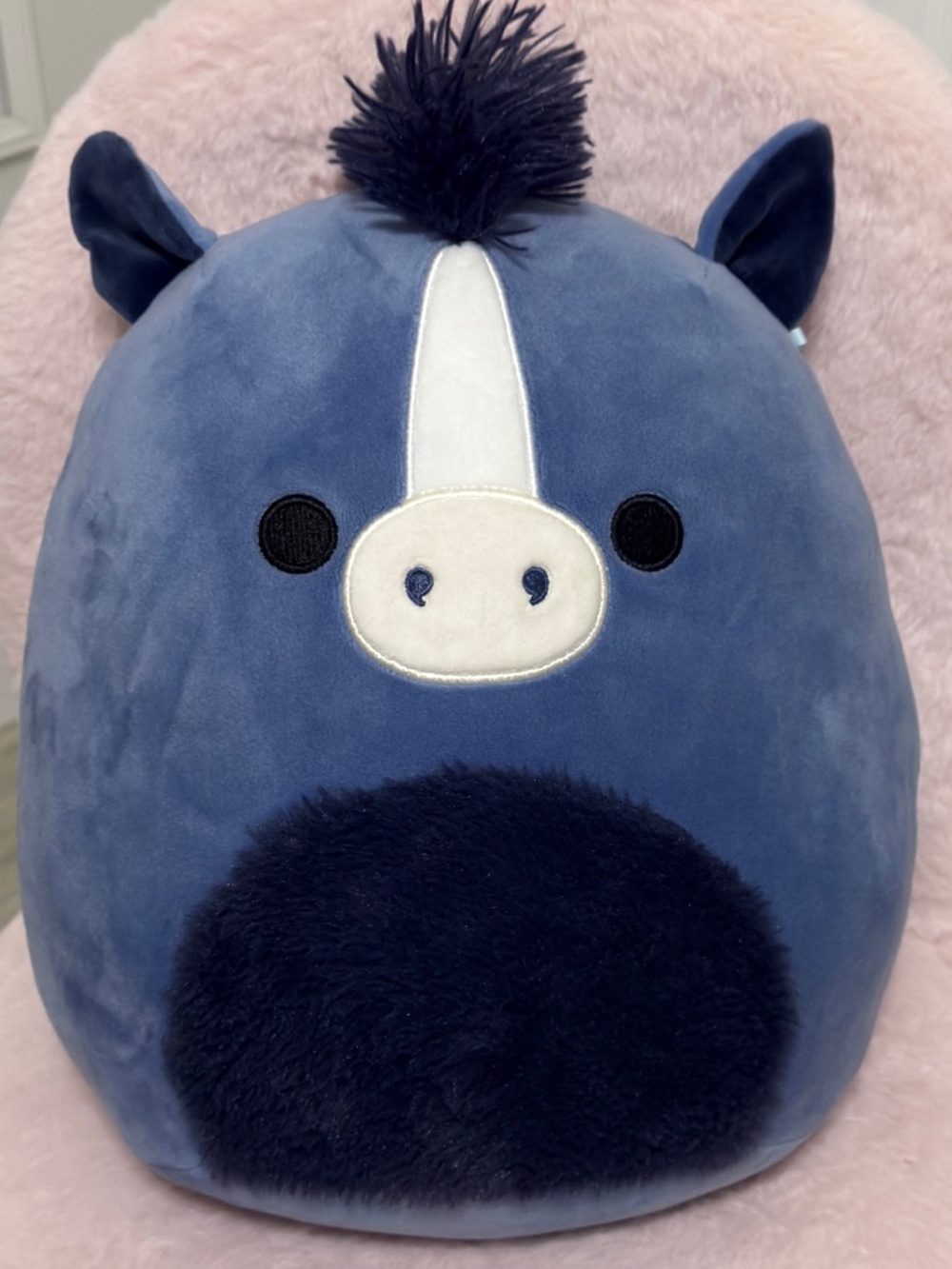 Caden the Horse 14" Squishmallows Plush Blue Great Condition No Paper Tag RARE